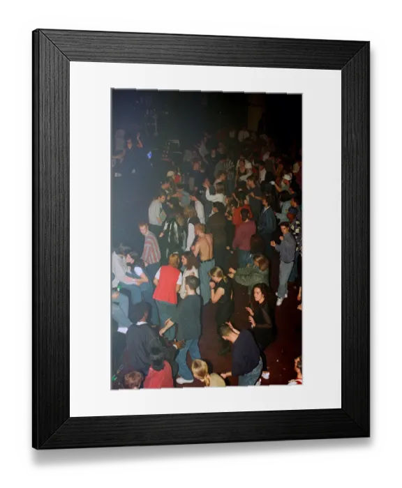 Framed Print : Rave under way at the Astoria in London. Pictures taken: 31st October 1993