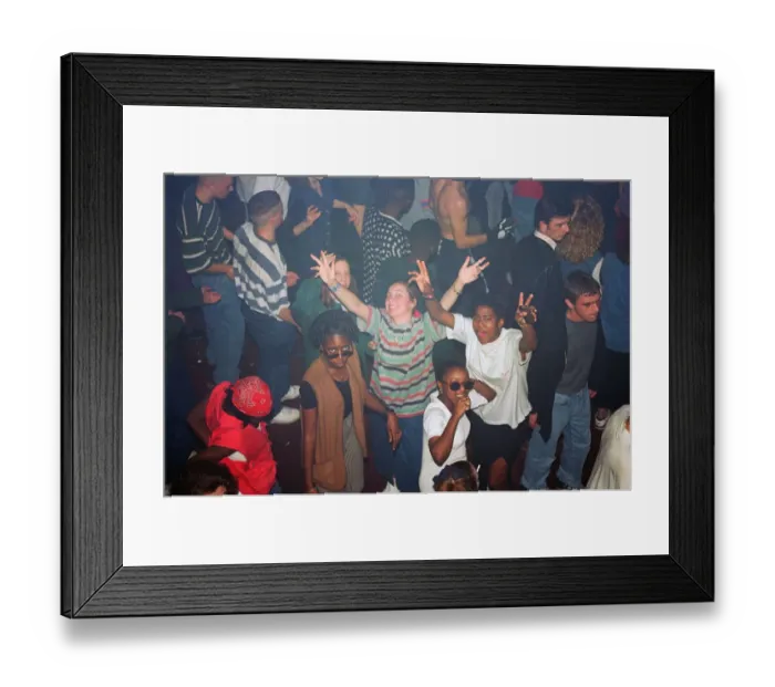 Framed Print : Rave under way at the Astoria in London. Pictures taken: 31st October 1993