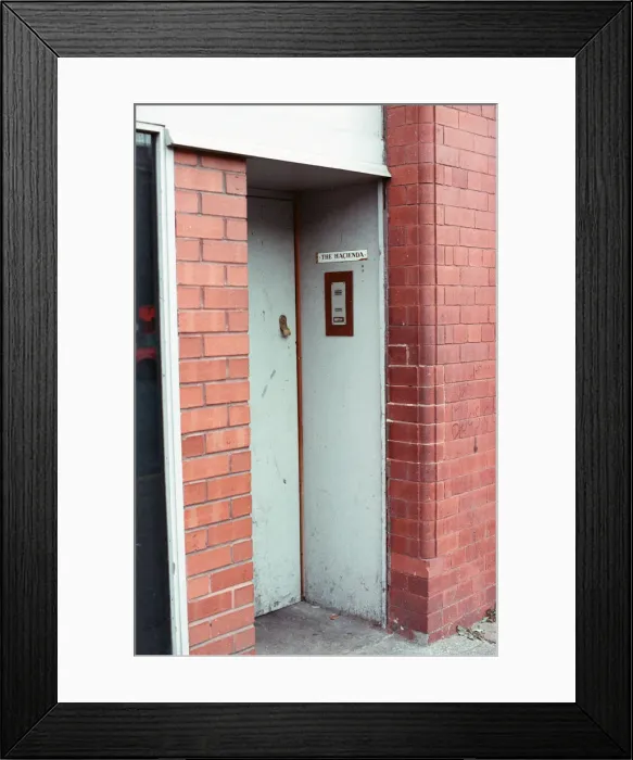 Framed Print : Site of the famous Hacienda night club and music venue in Whitworth Street West