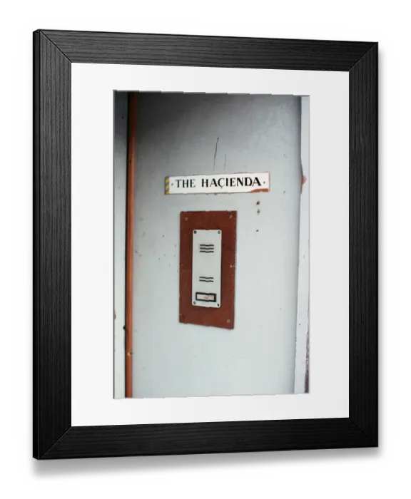 Framed Print : Site of the famous Hacienda night club and music venue in Whitworth Street West