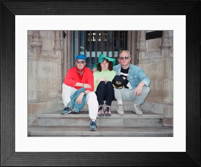 Framed Print : Acid House music fans gather at the Hummingbird night club in Birmingham