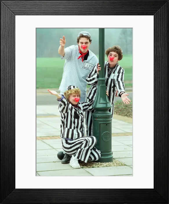 Framed Print : Three of the staff from the Forest of Arden Hotel, Golf Framed Print : Three of the staff from the Forest of Arden Hotel, Golf