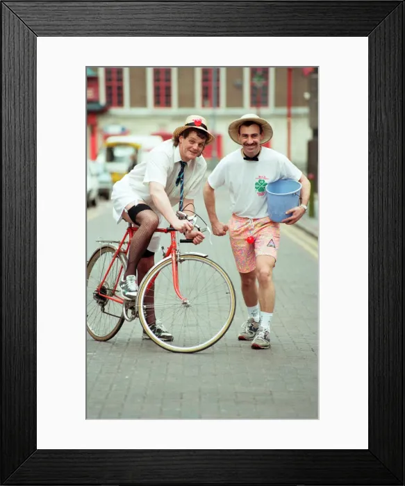 Framed Print : Solicitors Richard Ludlow (right) and John Soden from Williamson and Soden