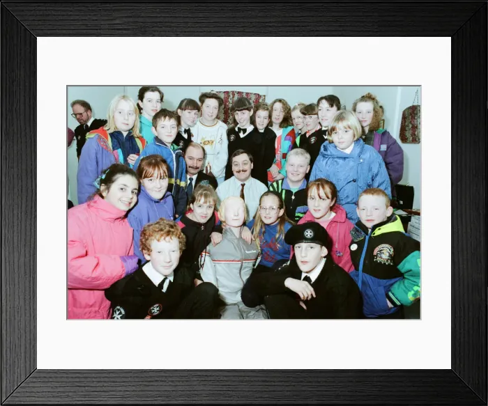 Framed Print : St Johns Ambulance Cadet Division in Easton receive a resuscitation unit during a Framed Print : St Johns Ambulance Cadet Division in Easton receive a resuscitation unit during a