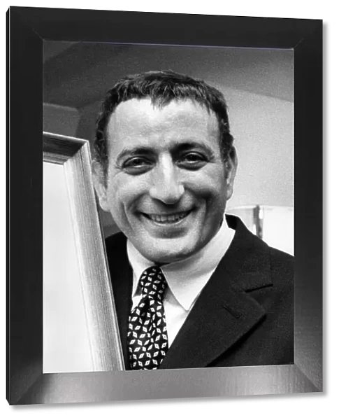 Tony Bennett the American singer, photographed during his visit to London in October 1970