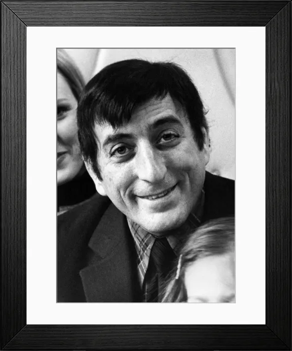 Framed Print : Tony Bennett the American pop singing star, photographed last month - February 1973 Framed Print : Tony Bennett the American pop singing star, photographed last month - February 1973