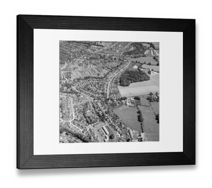 Framed Print : M4 Motorway Construction, June 1970. Reading