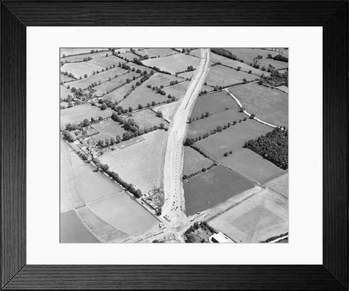 Framed Print : M4 Motorway Construction, June 1970. Reading Framed Print : M4 Motorway Construction, June 1970. Reading