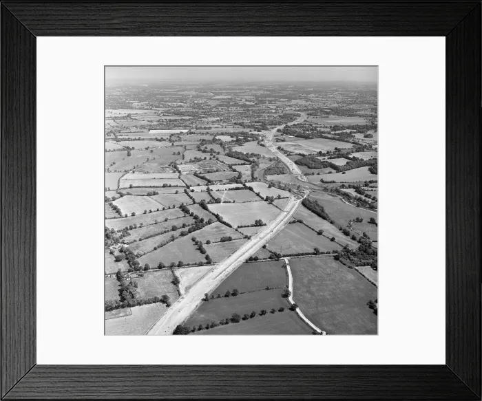 Framed Print : M4 Motorway Construction, June 1970. Reading Framed Print : M4 Motorway Construction, June 1970. Reading