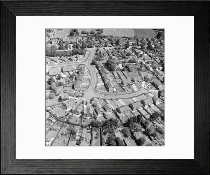 Framed Print : Yateley, Hampshire, June 1970. Aerial View Framed Print : Yateley, Hampshire, June 1970. Aerial View