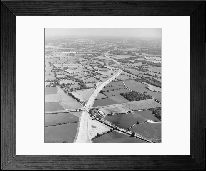 Framed Print : M4 Motorway Construction, June 1970. Near Woodley, Wokingham, Berkshire Framed Print : M4 Motorway Construction, June 1970. Near Woodley, Wokingham, Berkshire