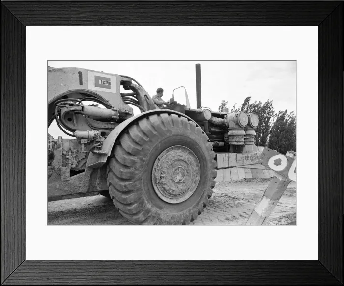 Framed Print : M4 Motorway Construction, June 1970. Reading Framed Print : M4 Motorway Construction, June 1970. Reading