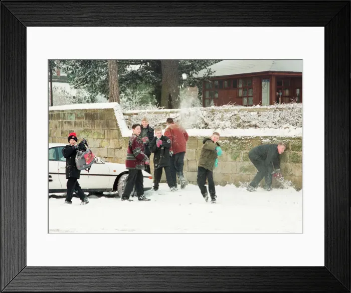 Framed Print : Snow Scenes, Teesside, 22nd February 1994 Framed Print : Snow Scenes, Teesside, 22nd February 1994