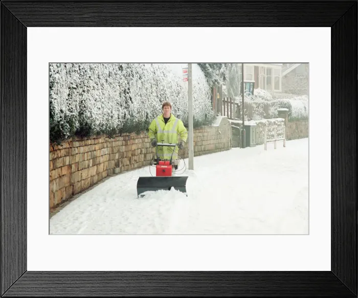 Framed Print : Snow Scenes, Teesside, 22nd February 1994 Framed Print : Snow Scenes, Teesside, 22nd February 1994