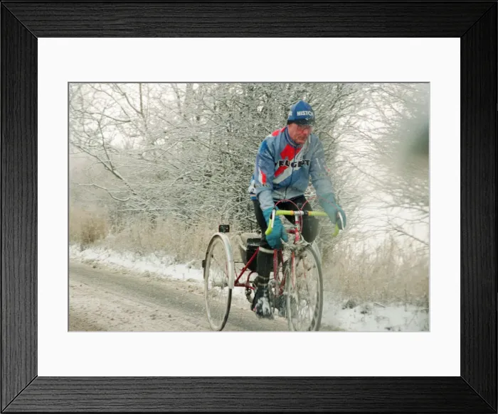 Framed Print : Snow Scenes, Teesside, 22nd February 1994