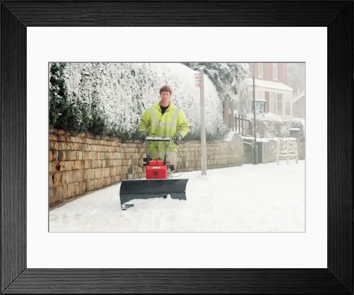 Framed Print : Snow Scenes, Teesside, 22nd February 1994 Framed Print : Snow Scenes, Teesside, 22nd February 1994