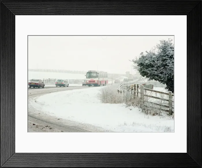 Framed Print : Snow Scenes, Teesside, 22nd February 1994 Framed Print : Snow Scenes, Teesside, 22nd February 1994
