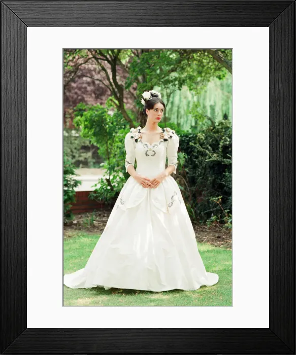 Framed Print : Model wearing Wedding Dress. Your Wedding Supplement, 23rd August 1995 Framed Print : Model wearing Wedding Dress. Your Wedding Supplement, 23rd August 1995