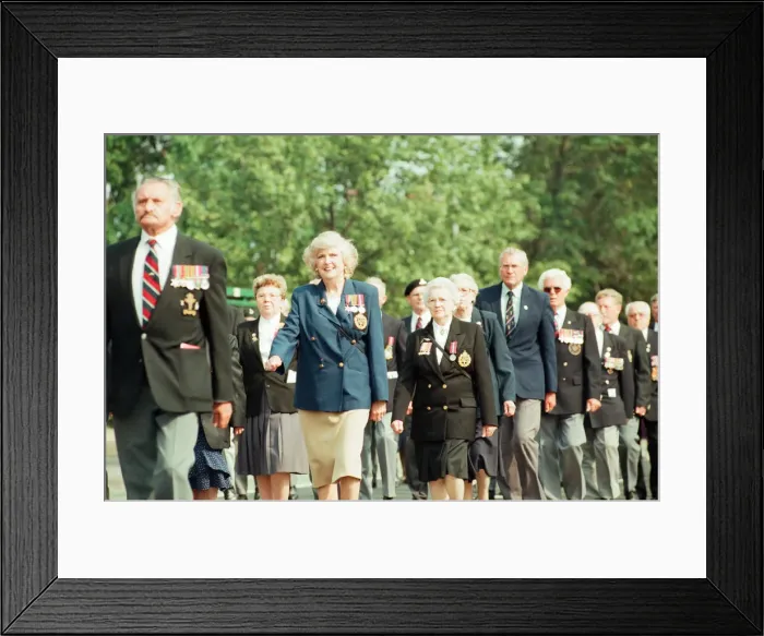 Framed Print : VJ Day Anniversary, Parade to Cenotaph, Middlesbrough, Sunday 20th August 1995 Framed Print : VJ Day Anniversary, Parade to Cenotaph, Middlesbrough, Sunday 20th August 1995