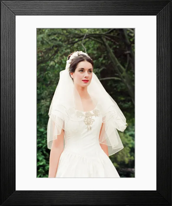 Framed Print : Model wearing Wedding Dress. Your Wedding Supplement, 23rd August 1995 Framed Print : Model wearing Wedding Dress. Your Wedding Supplement, 23rd August 1995