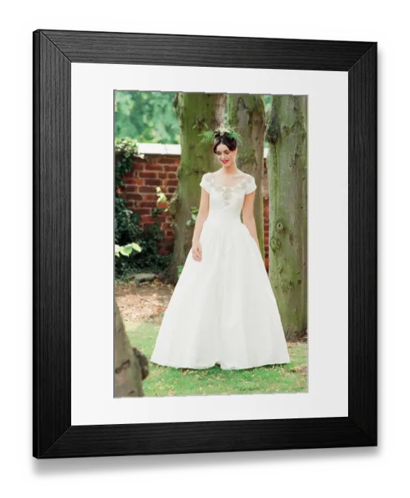Framed Print : Model wearing Wedding Dress. Your Wedding Supplement, 23rd August 1995 Framed Print : Model wearing Wedding Dress. Your Wedding Supplement, 23rd August 1995