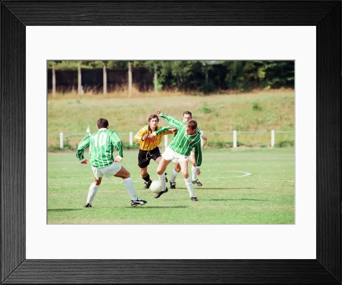 Framed Print : Billingham Synthonia v West Auckland, Northern League match, Saturday 19th August 1995 Framed Print : Billingham Synthonia v West Auckland, Northern League match, Saturday 19th August 1995