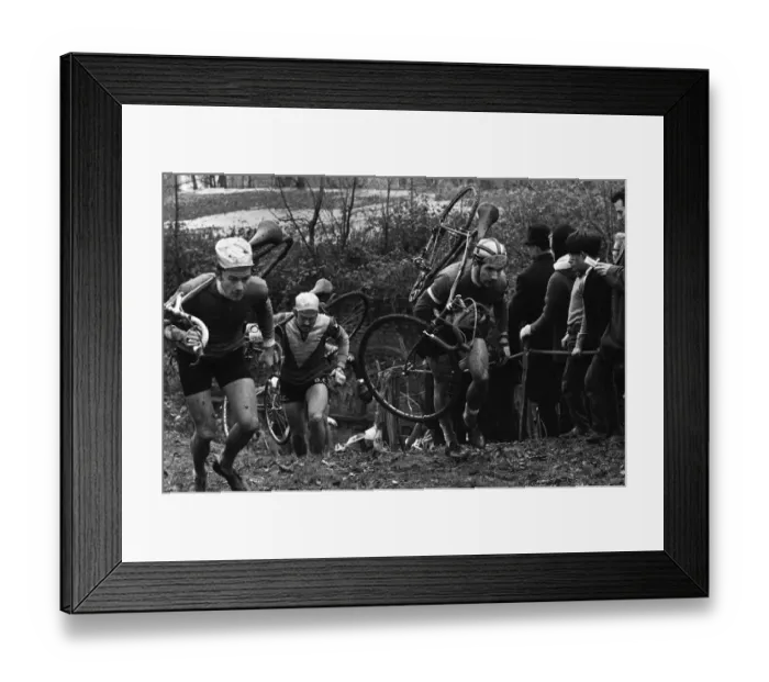 Framed Print : 1968 British National Amateur Cyclo-Cross Championships at Crystal Palace