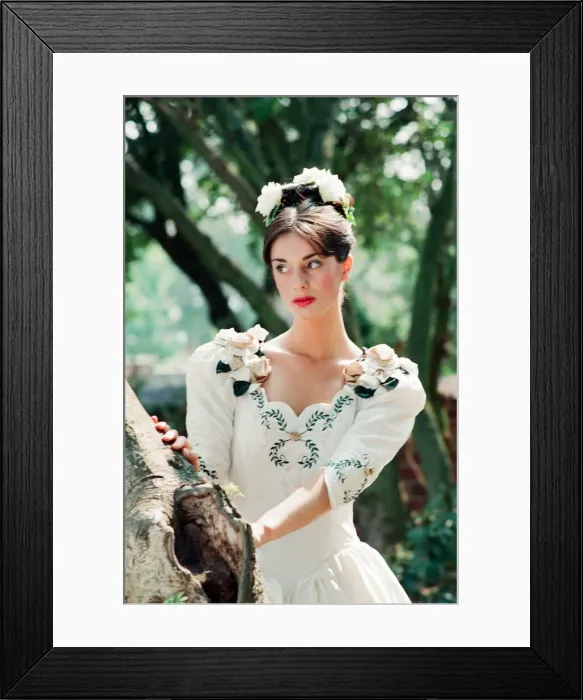 Framed Print : Model wearing Wedding Dress. Your Wedding Supplement, 23rd August 1995 Framed Print : Model wearing Wedding Dress. Your Wedding Supplement, 23rd August 1995