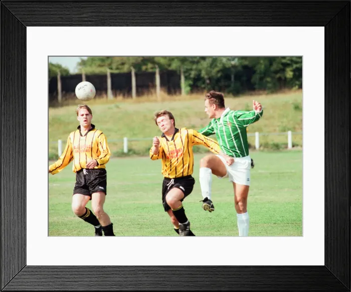 Framed Print : Billingham Synthonia v West Auckland, Northern League match, Saturday 19th August 1995 Framed Print : Billingham Synthonia v West Auckland, Northern League match, Saturday 19th August 1995