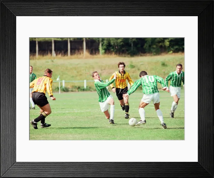 Framed Print : Billingham Synthonia v West Auckland, Northern League match, Saturday 19th August 1995 Framed Print : Billingham Synthonia v West Auckland, Northern League match, Saturday 19th August 1995