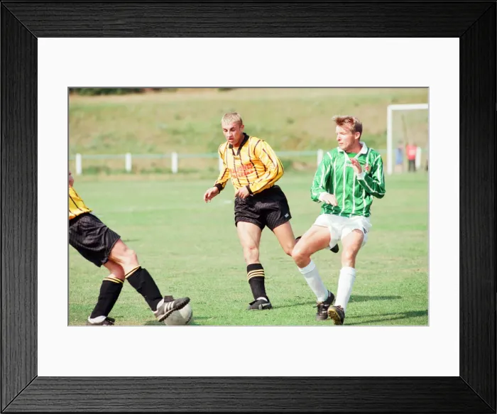 Framed Print : Billingham Synthonia v West Auckland, Northern League match, Saturday 19th August 1995 Framed Print : Billingham Synthonia v West Auckland, Northern League match, Saturday 19th August 1995