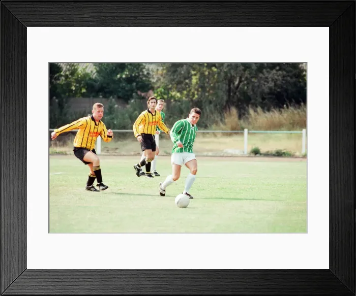Framed Print : Billingham Synthonia v West Auckland, Northern League match, Saturday 19th August 1995 Framed Print : Billingham Synthonia v West Auckland, Northern League match, Saturday 19th August 1995