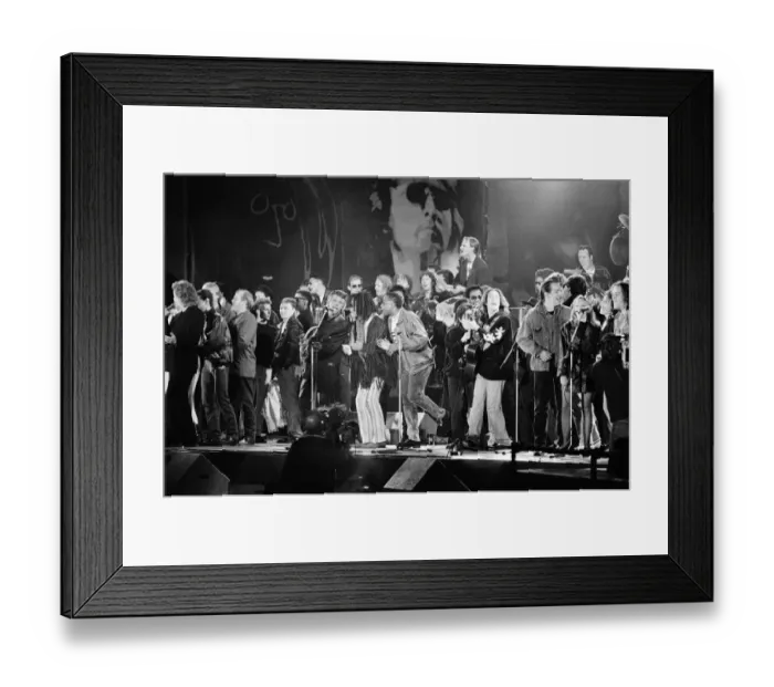 Framed Print : John Lennon Memorial Concert held at Pier Head, Liverpool Framed Print : John Lennon Memorial Concert held at Pier Head, Liverpool