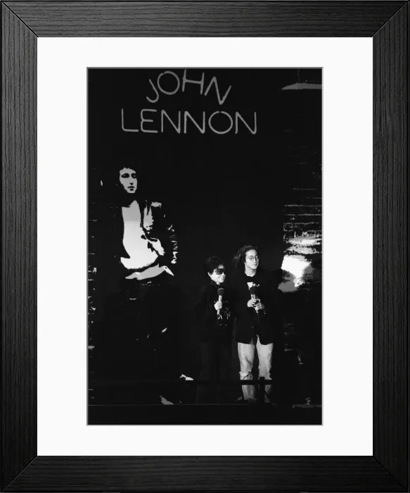 Framed Print : John Lennon Memorial Concert held at Pier Head, Liverpool Framed Print : John Lennon Memorial Concert held at Pier Head, Liverpool
