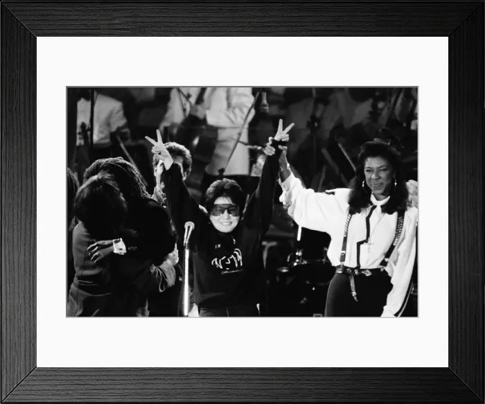 Framed Print : John Lennon Memorial Concert held at Pier Head, Liverpool Framed Print : John Lennon Memorial Concert held at Pier Head, Liverpool