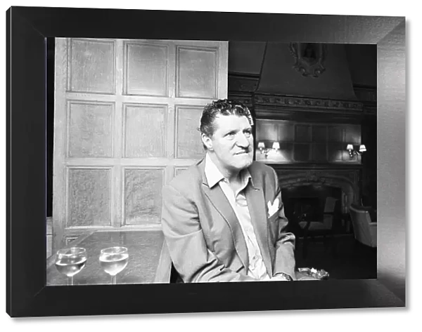 Tommy Cooper seen here in the bar of The New Theatre, Oxford. 22nd March 1972