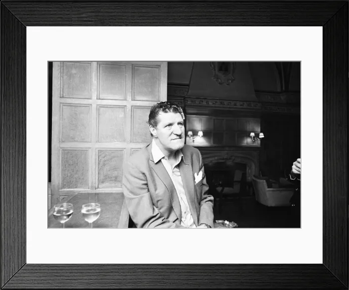Framed Print : Tommy Cooper seen here in the bar of The New Theatre, Oxford. 22nd March 1972 Framed Print : Tommy Cooper seen here in the bar of The New Theatre, Oxford. 22nd March 1972