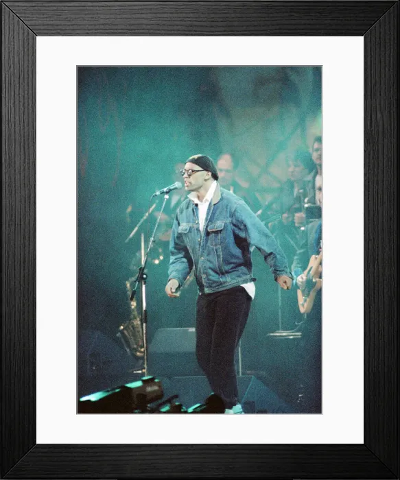 Framed Print : John Lennon Scholarship Concert held at Pier Head, Liverpool. Saturday 5th May 1990 Framed Print : John Lennon Scholarship Concert held at Pier Head, Liverpool. Saturday 5th May 1990
