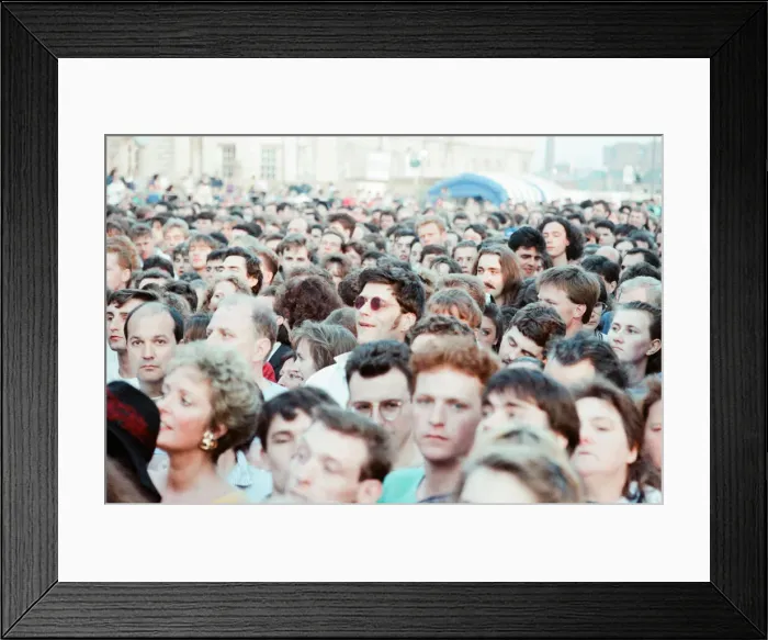 Framed Print : John Lennon Scholarship Concert held at Pier Head, Liverpool. Saturday 5th May 1990 Framed Print : John Lennon Scholarship Concert held at Pier Head, Liverpool. Saturday 5th May 1990