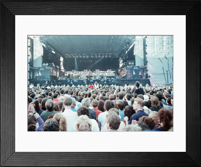 Framed Print : John Lennon Scholarship Concert held at Pier Head, Liverpool. Saturday 5th May 1990 Framed Print : John Lennon Scholarship Concert held at Pier Head, Liverpool. Saturday 5th May 1990