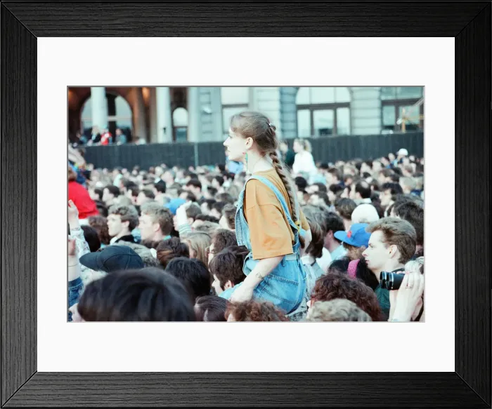 Framed Print : John Lennon Scholarship Concert held at Pier Head, Liverpool. Saturday 5th May 1990 Framed Print : John Lennon Scholarship Concert held at Pier Head, Liverpool. Saturday 5th May 1990