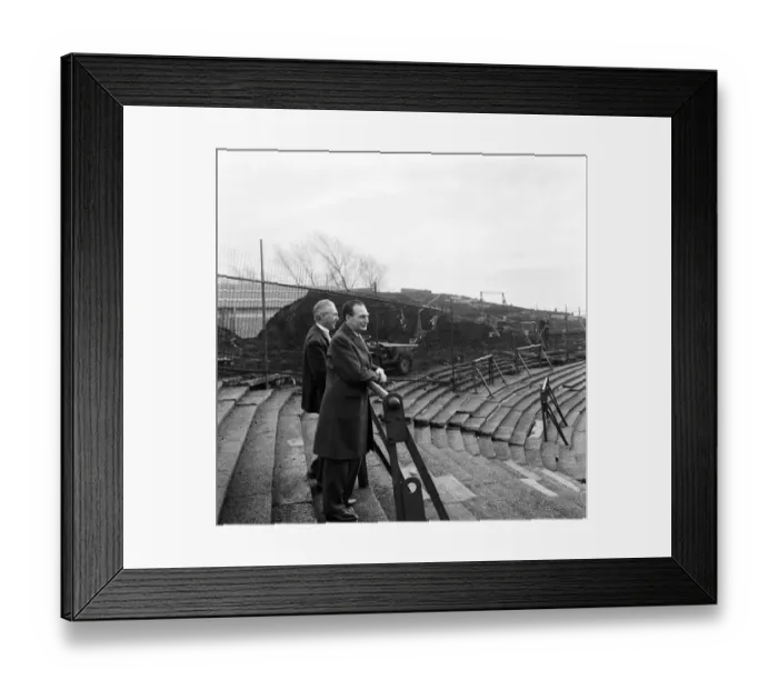 Framed Print : Hull City football club. Mr Cliff Britten, the Club Manager