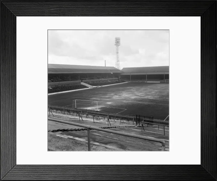 Framed Print : Turf Moor football stadium, the home of Burnley F. C. 28th February 1967