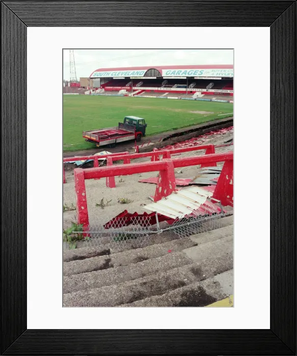 Framed Print : Ayresome Park, the home of Middlesbrough F. C which is due to be demolished following Framed Print : Ayresome Park, the home of Middlesbrough F. C which is due to be demolished following