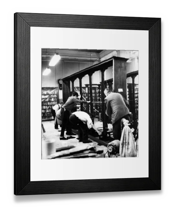 Framed Print : Central Library, Victoria Square, Middlesbrough, 3rd September 1965