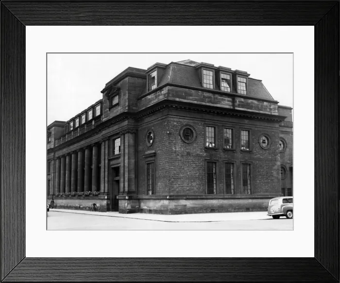 Framed Print : Central Library, Victoria Square, Middlesbrough, 10th September 1956 Framed Print : Central Library, Victoria Square, Middlesbrough, 10th September 1956