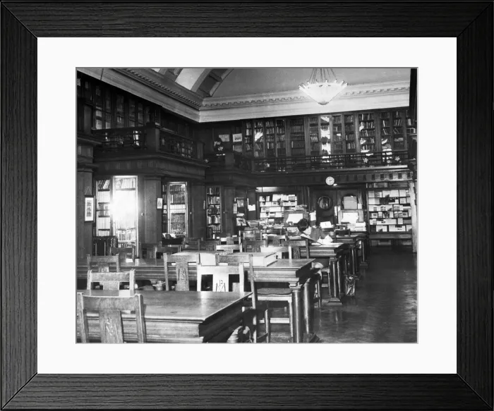 Framed Print : Central Library, Victoria Square, Middlesbrough, 16th January 1970