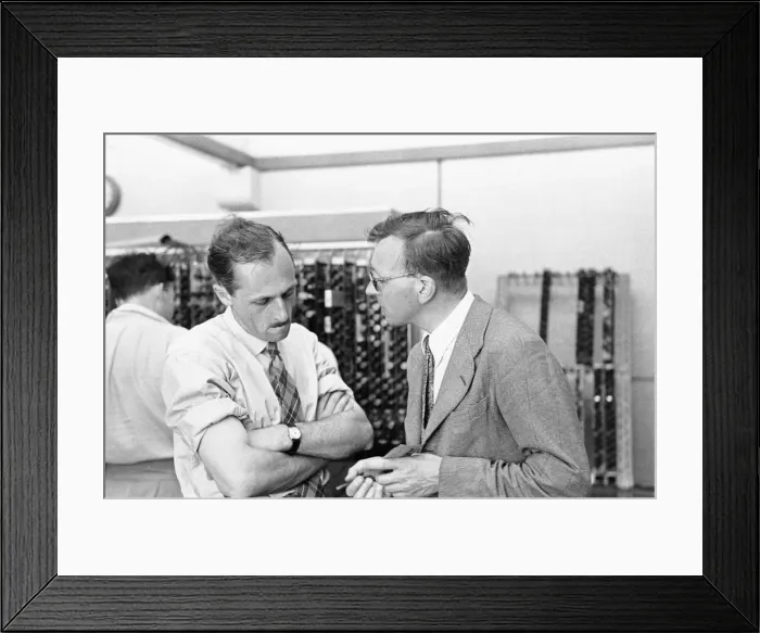 Framed Print : Daily Mirror Ruggles feature on the the team at the National Physical Laboratory Framed Print : Daily Mirror Ruggles feature on the the team at the National Physical Laboratory