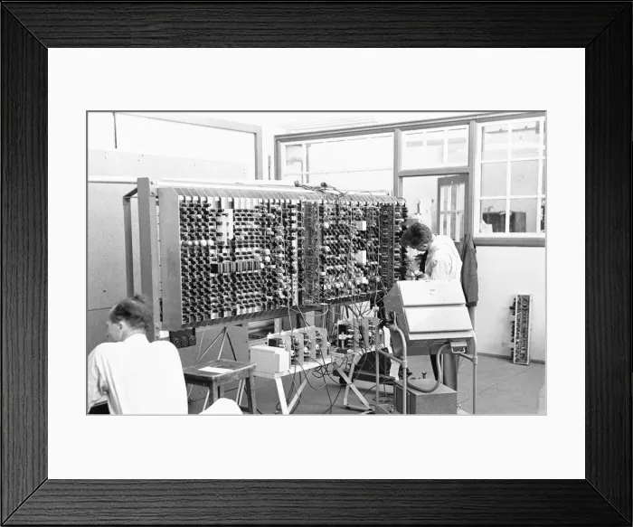 Framed Print : Daily Mirror Ruggles feature on the the team at the National Physical Laboratory Framed Print : Daily Mirror Ruggles feature on the the team at the National Physical Laboratory