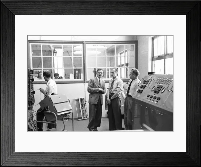 Framed Print : Daily Mirror Ruggles feature on the the team at the National Physical Laboratory Framed Print : Daily Mirror Ruggles feature on the the team at the National Physical Laboratory